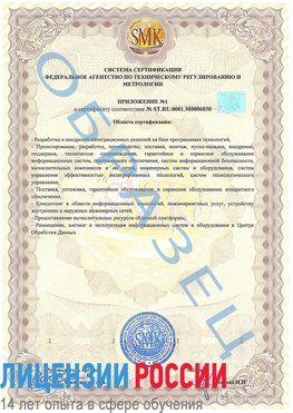Образец сертификата соответствия (приложение) Йошкар-Ола Сертификат ISO 27001