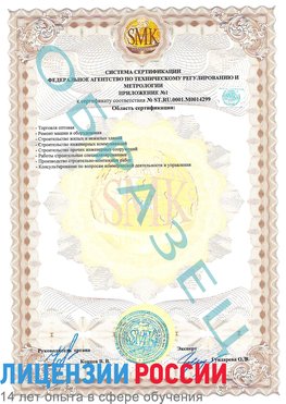 Образец сертификата соответствия (приложение) Йошкар-Ола Сертификат ISO 14001